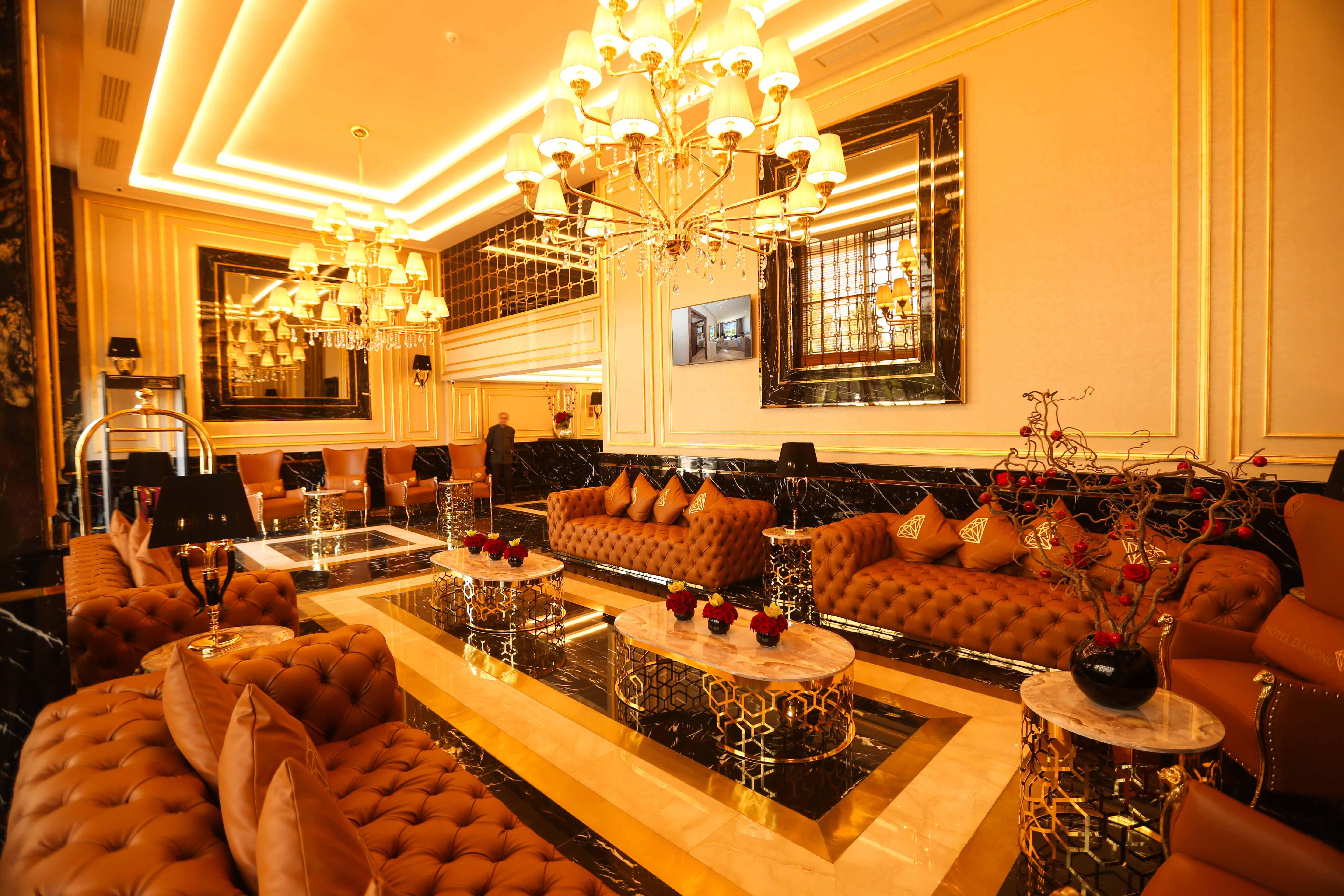 Suite Hotel Casa Diamond Casablanca Bagian luar foto The lobby of the hotel