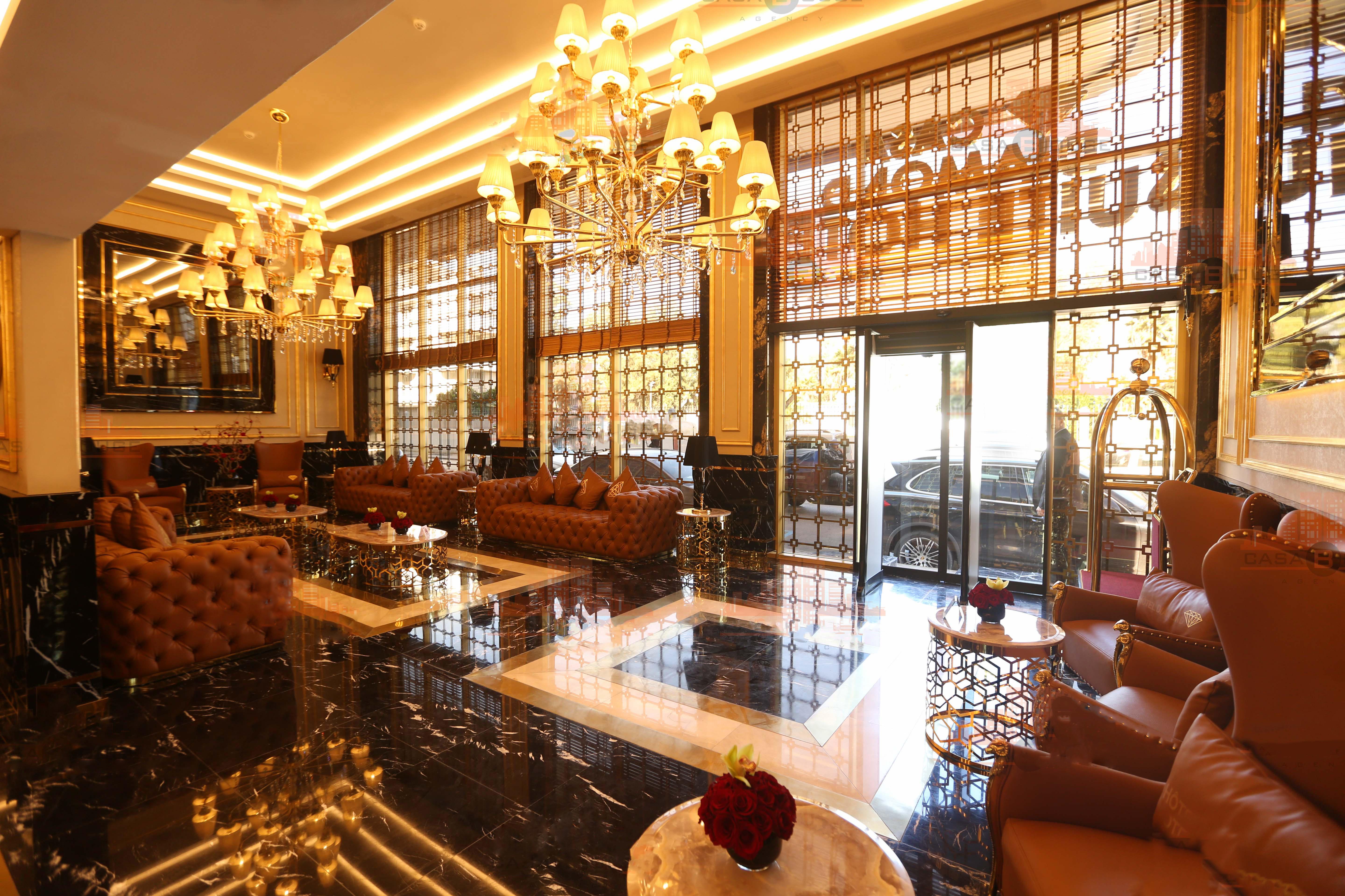 Suite Hotel Casa Diamond Casablanca Bagian luar foto The lobby of the hotel