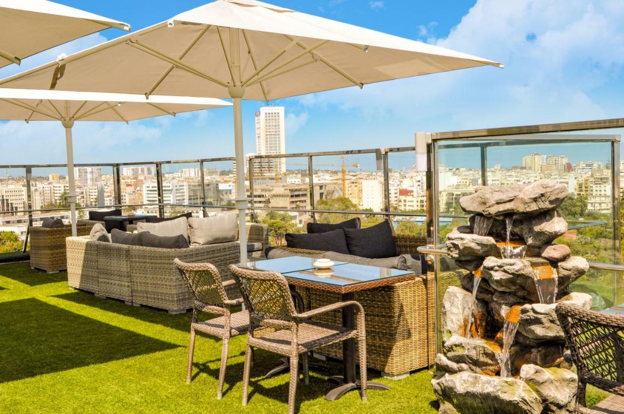 Suite Hotel Casa Diamond Casablanca Bagian luar foto The Sky Bar